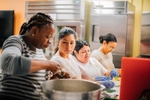 Residents from all over the borough attend Gail’s classes, including students, immigrants and even pantry cooks.  