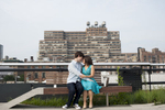 engagement session at The High Line, NYC. NYC wedding photographers