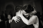 Bride and groom's first dance as married couple at their wedding at Nanina's in the Park. NJ wedding photographers