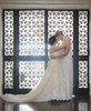 Brides sweet moment together at The Briarcliff Manor