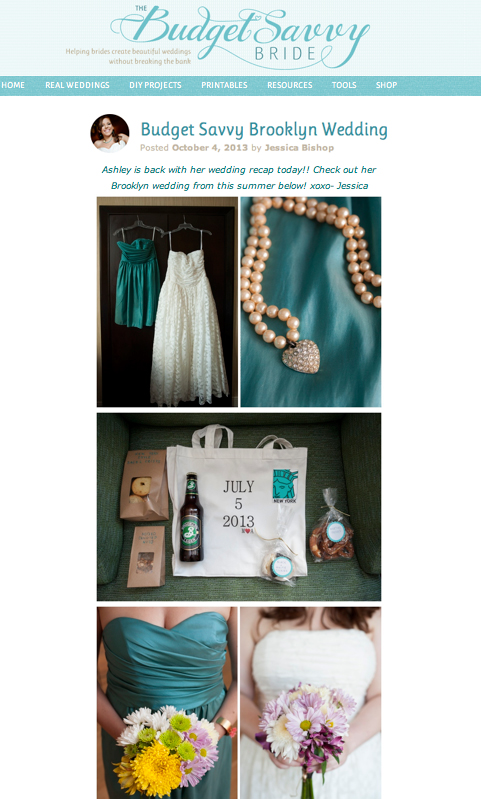 Budget Savvy Bride - October 2013read the full post here