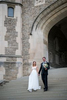 wedding couple walks to their ceremony site for their microwedding at Princeton University. Princeton wedding photographer