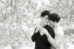 Lesbian engaged couple at Prospect Park, Brooklyn. Brooklyn wedding photographer