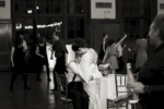 bride and groom having a moment together during wedding reception at Celebrate at Snug Harbor