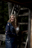 Bride at Tall Timber Barn on her wedding day