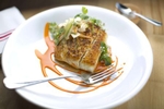 9/16/2015 - Boston, MA - This allergy-friendly entree is the pan-roasted local fluke, cq, $24, at Sycamore restaurant in Newton, MA. In restaurants all over the area, chefs and line cooks are increasingly challenged by diners' allergies, sensitivities, and intolerances to foods or ingredients. Topic: 27boheme.   Dina Rudick/Globe Staff.