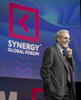 Daniel Goleman is speaking at the Synergy Global Forum NY at The Theater at Madison Square Garden October 28, 2017. Photo by Ron Wyatt Photography