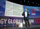 Jimmy Wales is speaking at the Synergy Global Forum NY at The Theater at Madison Square Garden October 28, 2017. Photo by Ron Wyatt Photography