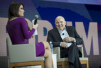 Jack Welch is speaking at the Synergy Global Forum NY at The Theater at Madison Square Garden October 28, 2017. Photo by Ron Wyatt Photography