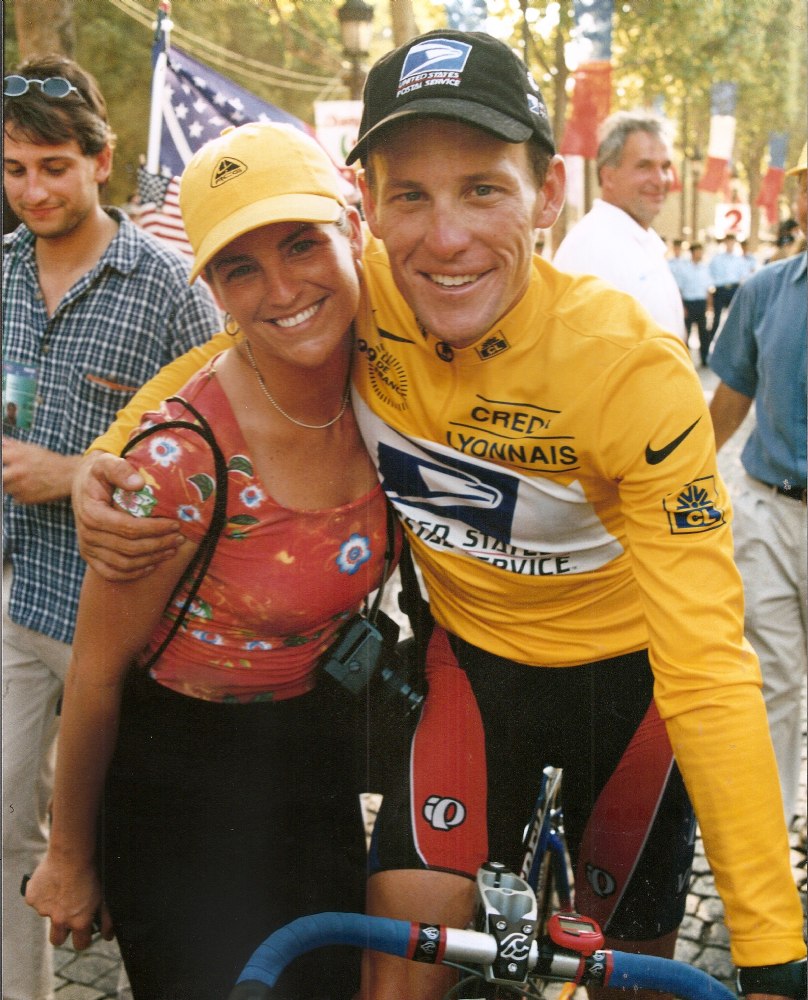 On the Champs with Lance at the 1999 Tour de France