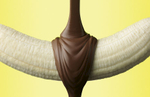 Chocolate Pour On Banana