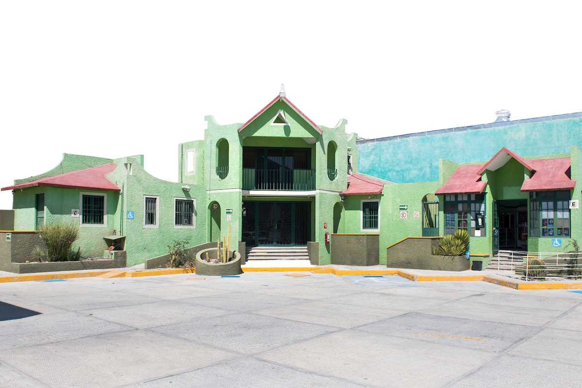 Free Architecture in the Dessert near Zapotitlan Salinas, Tehuacan, Puebla, Mexico