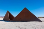 Pyramids from the Bombay Beach Biennale 