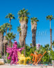 A bizarre display of handmade figures and other things at a corner lot in Palm Springs, California.