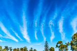 Radiating clouds in Santa Barbara