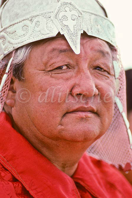 Mongolian chieftan, Mongolian autonomous region, Krasnoyarsk Krai, Siberia, Russian Federation. To purchase this image, please go to my stock agency click here.