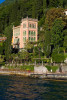Detail of building and shoreline of Varenna Italy from a Lake Como ferry. To purchase this image, please go to my stock agency click here.