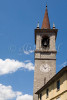 The church steeple in the main square of the Lake Como village of Varenna Italy. To purchase this image, please go to my stock agency click here.