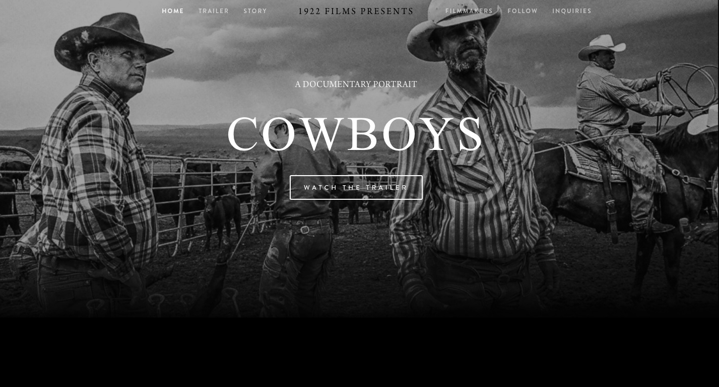 Visit the film's website for updates on {quote}Cowboys{quote}, John Langmore's collaboration with award-winning filmmaker, Bud Force.