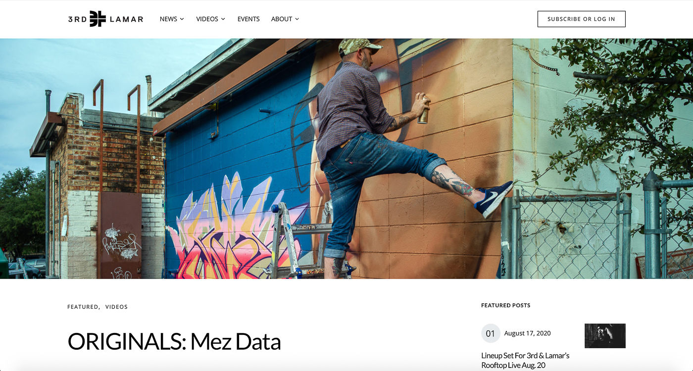 Mez Data - DJ, Graffiti Artist and Austin Original