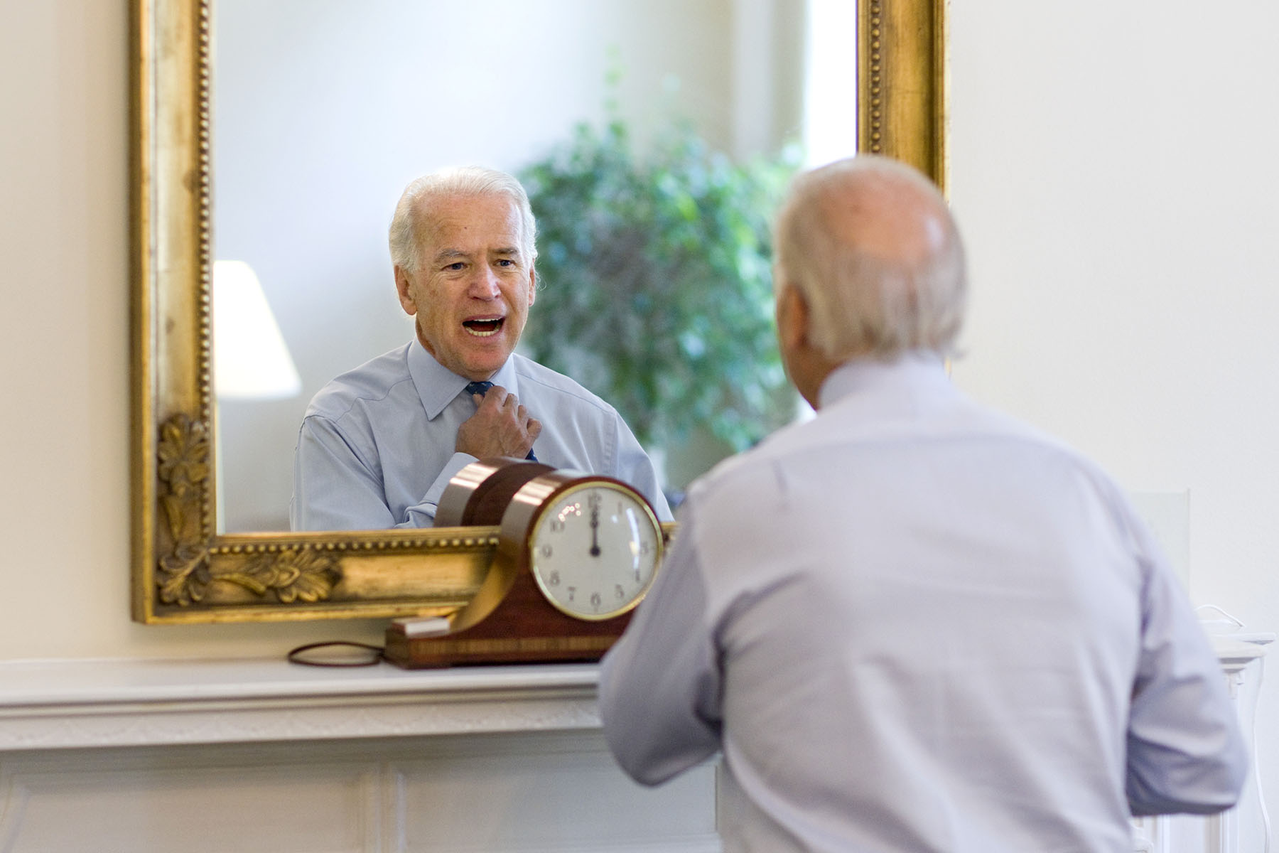 Vice President Joe Biden in his West Wing office at the White House in Washington.Photo by Brooks Kraft/Corbis