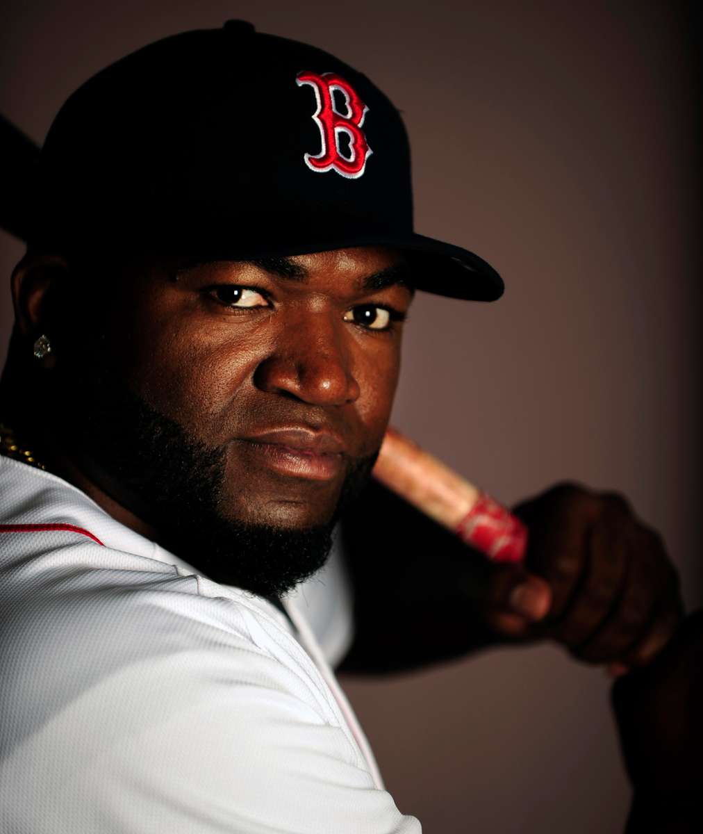 Boston Red Sox designated hitter David Ortiz poses during photo day on Sunday, February 23, 2014 at JetBlue Park in Ft. Myers, Fla.