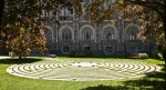 On September 11, 2003, a memorial labyrinth was dedicated to the 22 Boston College alumni lost in the 9/11 tragedy. Photographed by Jay Graham at Boston College for ValleyCrest Companies.