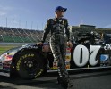 Portrait of Nascar driver Clint Bowyer at the Kansas Speedway.