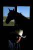 Posing for a portrait on his Cheyenne, Wyo. ranch, Tracy Ringolsby is a Baseball Hall of Fame sports writer.  Photo by Matt McClain