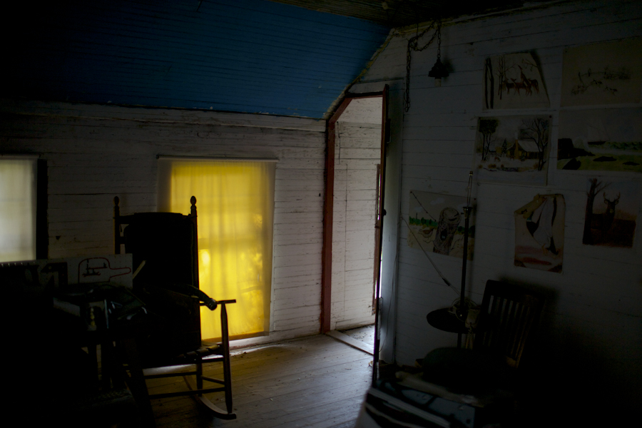 Mr. Frampton's childhood bedroom in Varnville, SC. Nov. 2014