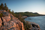 Otter Cliff, Acadia National Park, Bar Harbor, Maine, Downeast, Down East, Hancock County, Park Loop Road, Sunrise, Mount Desert Island