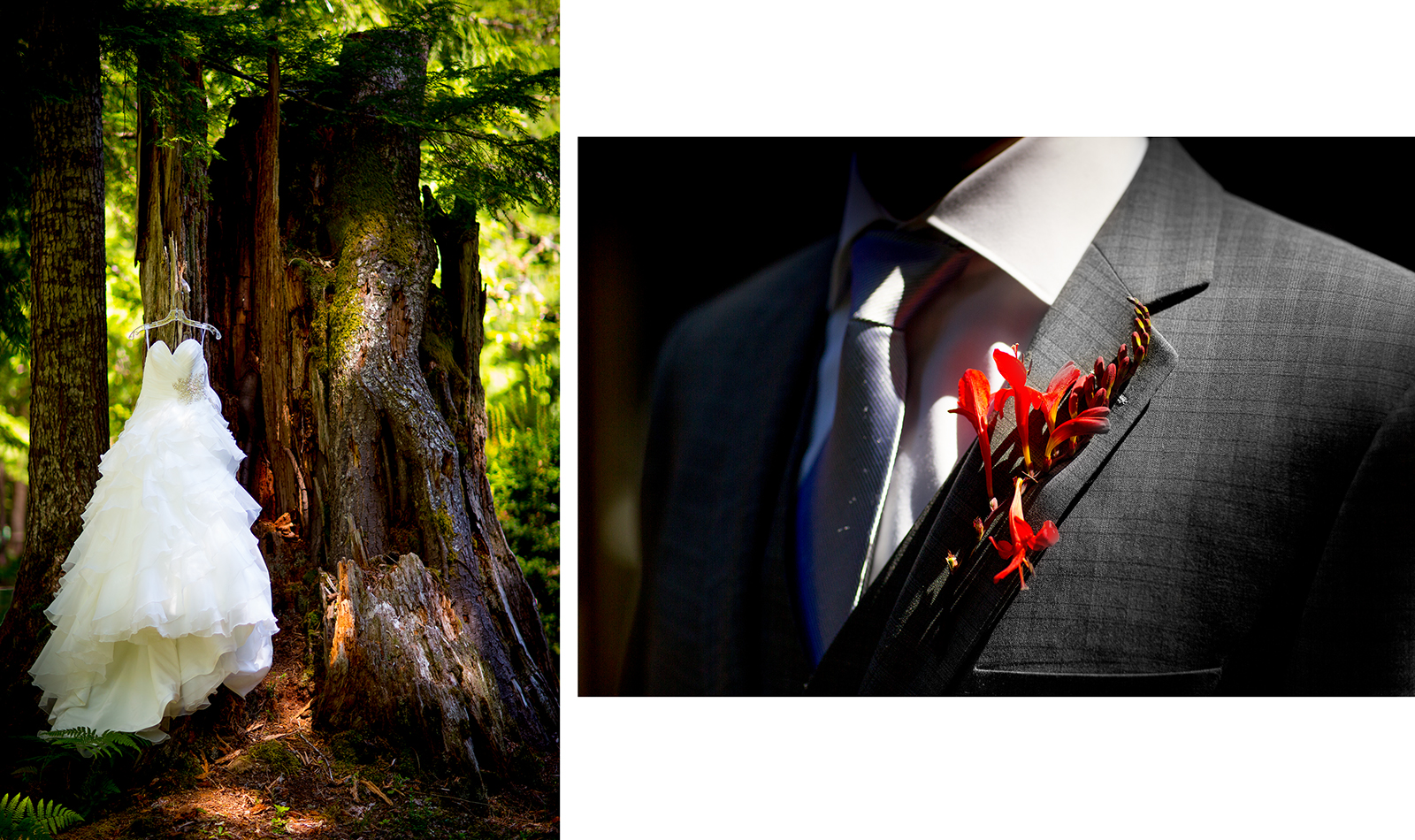 The wedding of Genevieve & Andrew at Lake Crescent Lodge near Port Angeles, Washington. (Photography by Scott Eklund /Red Box Pictures)