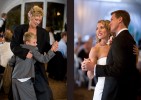 Pauline and Scott take their first dance  and their guests dance too at their reception at the Golf Club at Newcastle near Seattle. (Photography by Scott Eklund/Red Box Pictures)