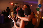 The Prancing Elites celebrate winning a J-setting competition during black gay pride week in Jackson, Miss. 