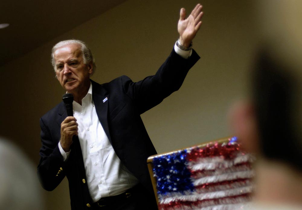Biden made an emphatic point about the war in Iraq while speaking to the Bremer County Democrats Summer Fundraiser in Waverly, Iowa. Biden was passionate in his view of how to end the war in Iraq and his ability to challenge any of the Republican candidates who are nominated to run in 2008.