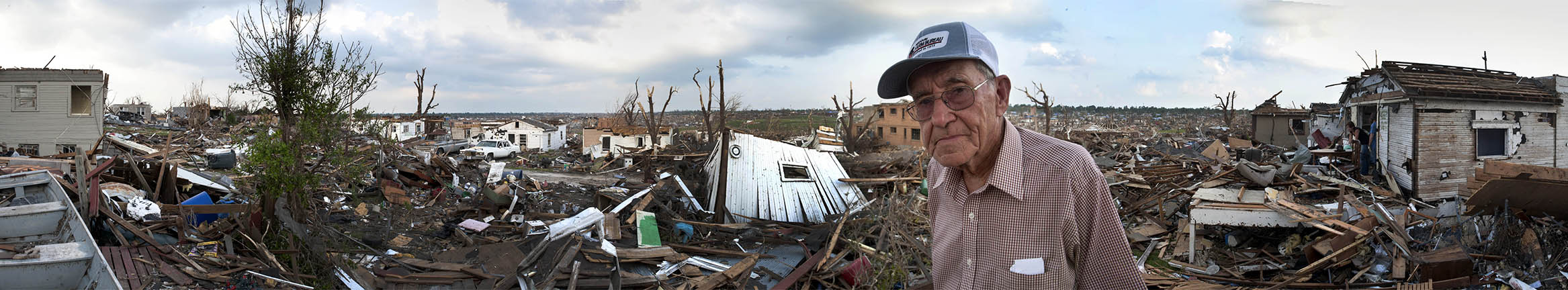 Hugh Hills, 86, lived in his Joplin home since the 1960s. He lost everything in the tornado including a large collection of native american artifacts. 