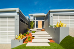 Front steps and facade of a residential home in Cairns
