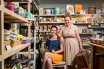 Portrait of business owners at Eggplant and Poppy in Oceana Walk Arcade, Cairns