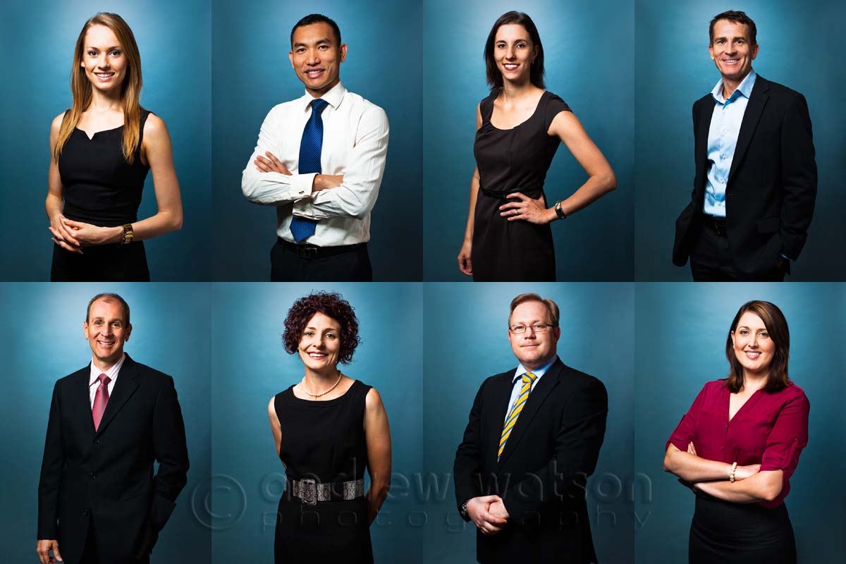 Corporate Photography - Location studio portraits for a Cairns financial services company 