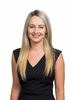 Waist up portrait of female accountancy firm employee against white background, Cairns
