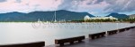 View along Esplanade Boardwalk to The PierCairns, North QueenslandImage available for licensing or as a fine-art print... please enquire