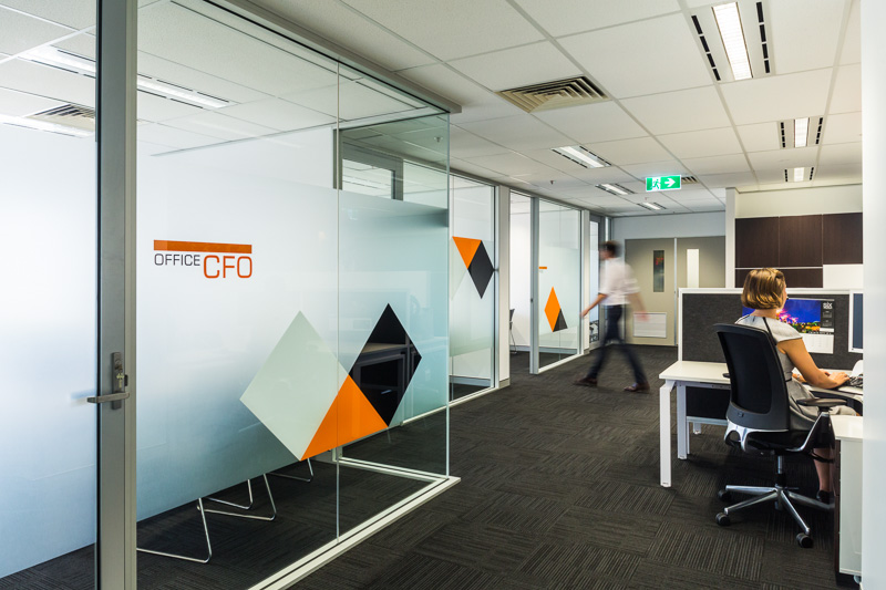Workers in office interior, Cairns