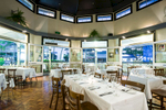 Dining room of C'est Bon French restaurant in Cairns