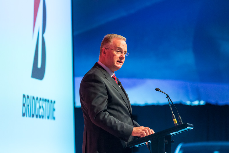 Bridgestone Australia CEO speaking at the 2016 Family Channel Conference in Port Douglas