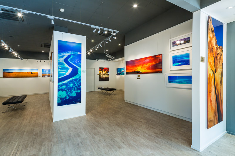 Photograper artworks in the Peter Jarver Gallery in Cairns 