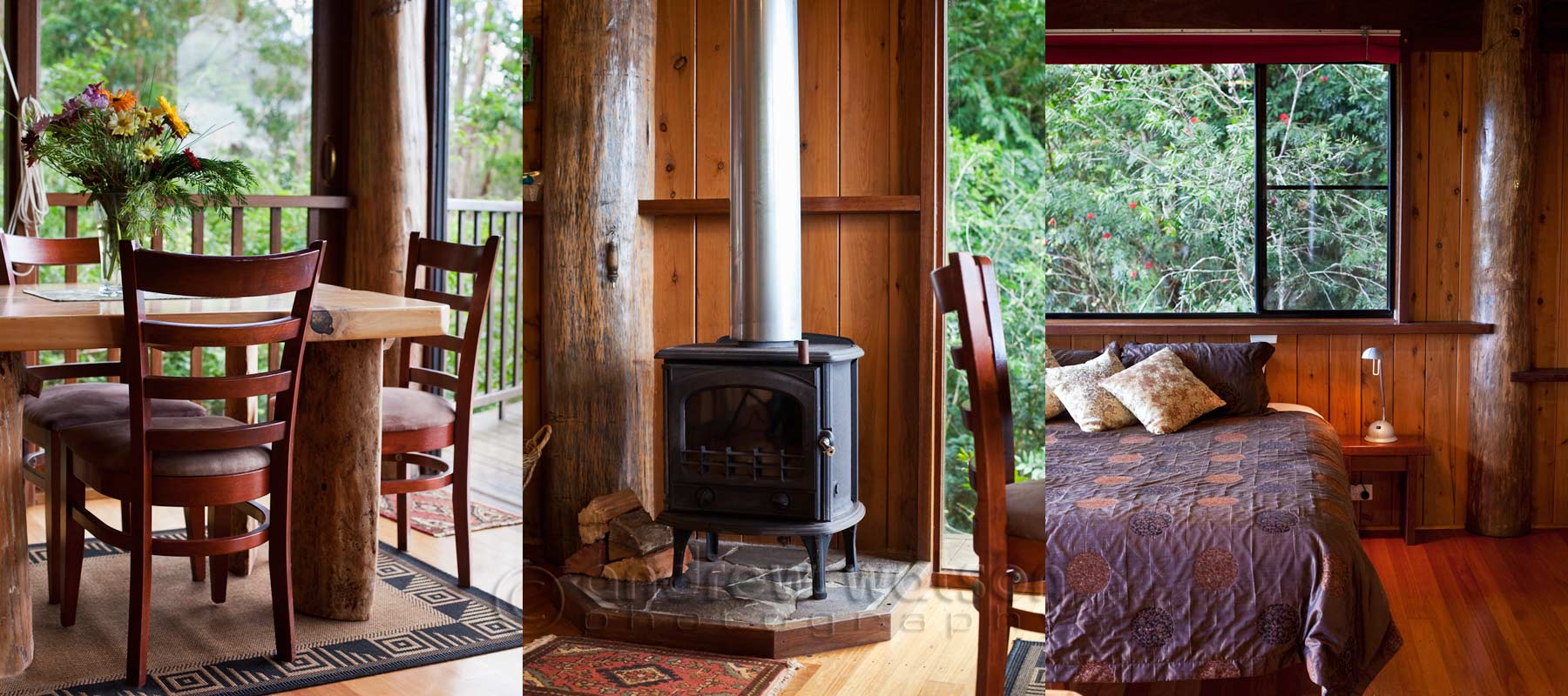 Accommodation Photography - Rose Gums Wilderness Retreat, Atherton Tablelands