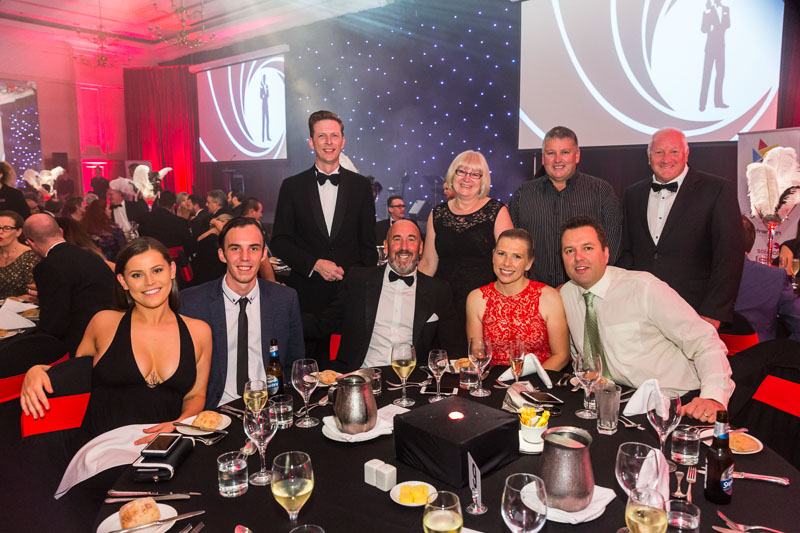 Table photo of delegates at Clark Rubber Conference Gala Dinner at Pullman Cairns International