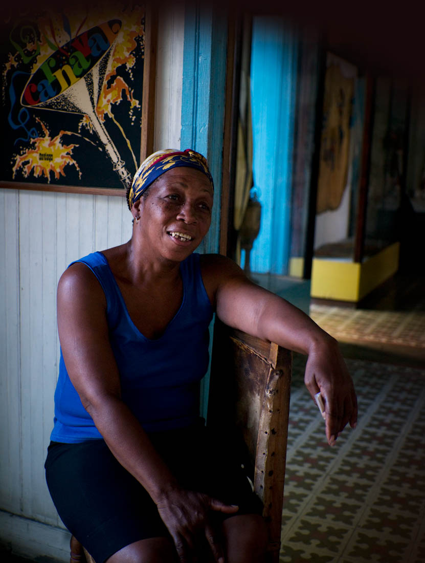 The African dance museum in Santiago De Cuba.