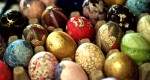 Multi color multi patterns, hand painted Easter eggs. Nyack, NY