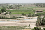 Many canals irrigated the crop fields.